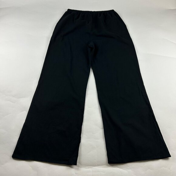 Billy J Black Lightweight Cotton Pull On Wide Leg Lounge Pant L - Picture 7 of 8